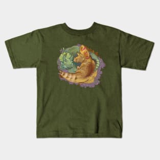 Triceratops Snuggles Kids T-Shirt